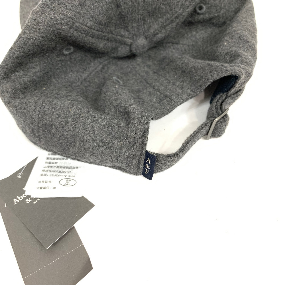 A&F Embroidered Wool Baseball Hat - Picture 3 of 4